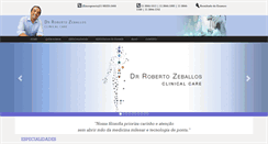 Desktop Screenshot of clinicalcare.com.br
